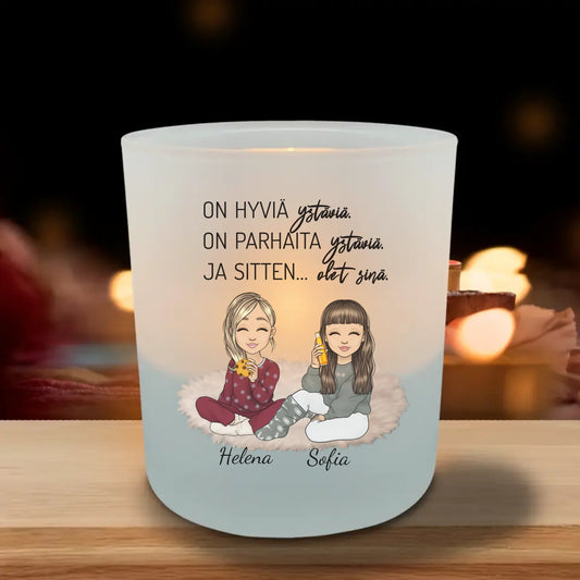 Rakkaat ihmiset - Personoitu tuikkukynttilä